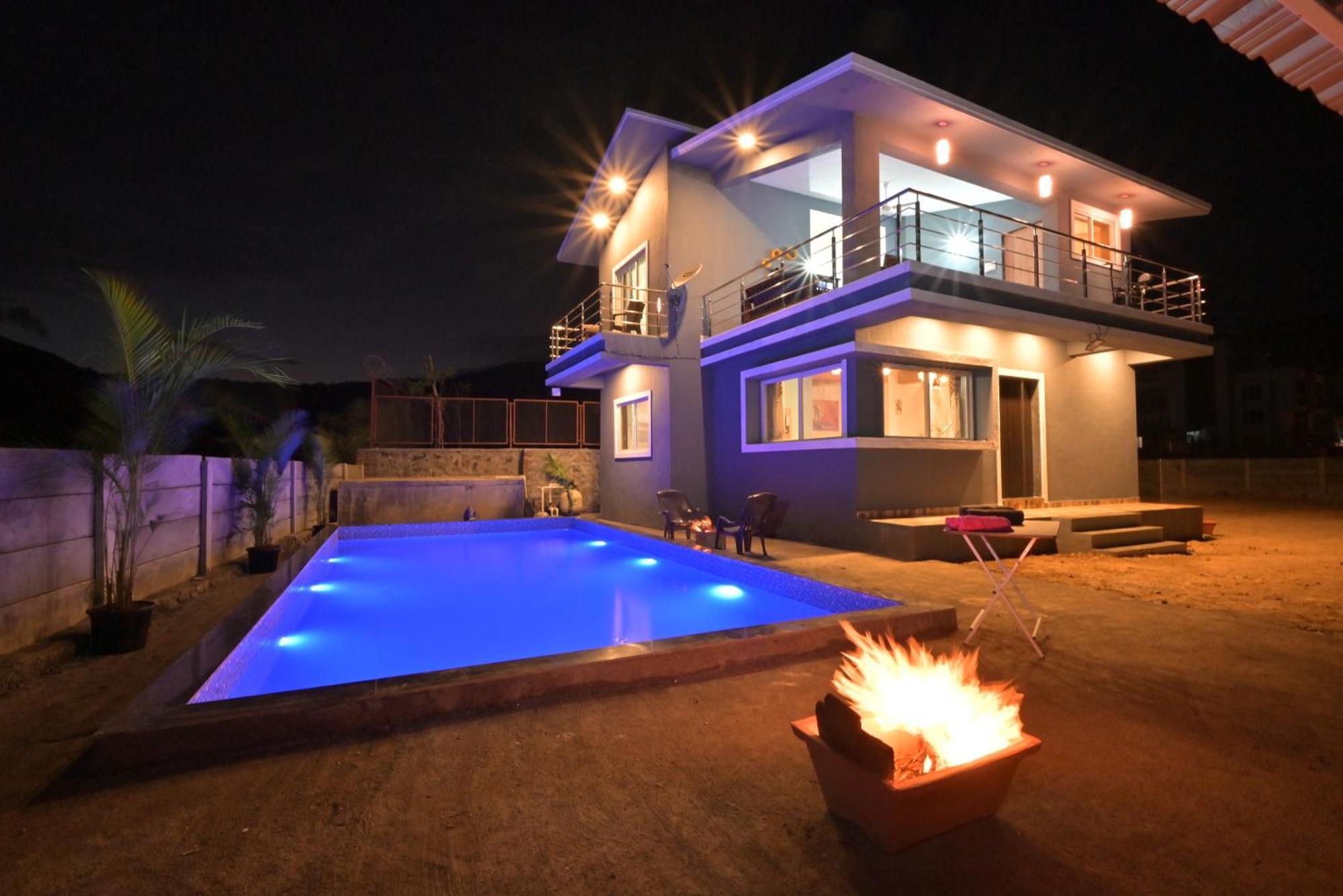 Ll Empyrean Stay Ll Mirage Chalet Ll 4Bhk Ll Ac Ll Largest Pvt Pool Ll 罗纳瓦拉 外观 照片