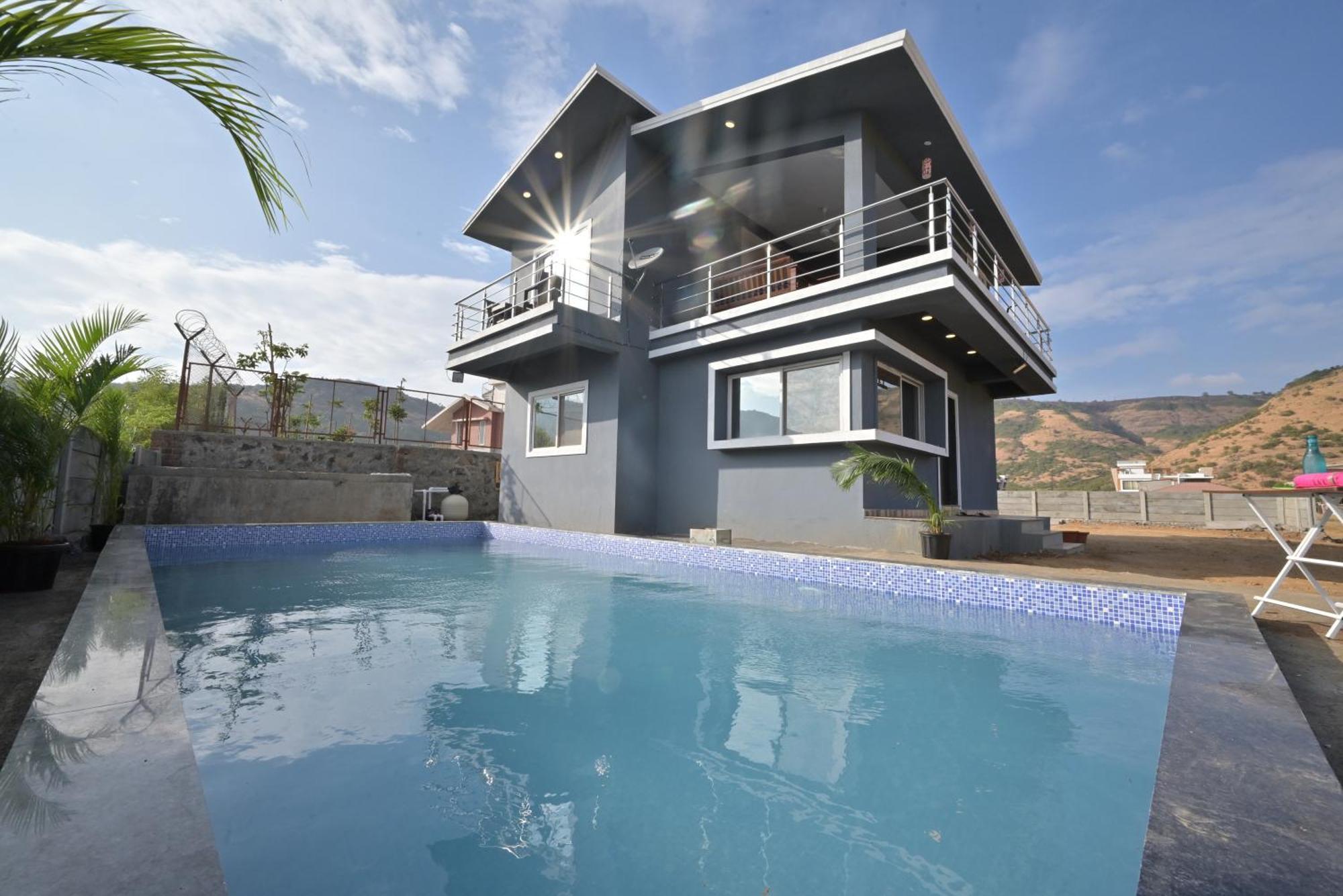 Ll Empyrean Stay Ll Mirage Chalet Ll 4Bhk Ll Ac Ll Largest Pvt Pool Ll 罗纳瓦拉 外观 照片