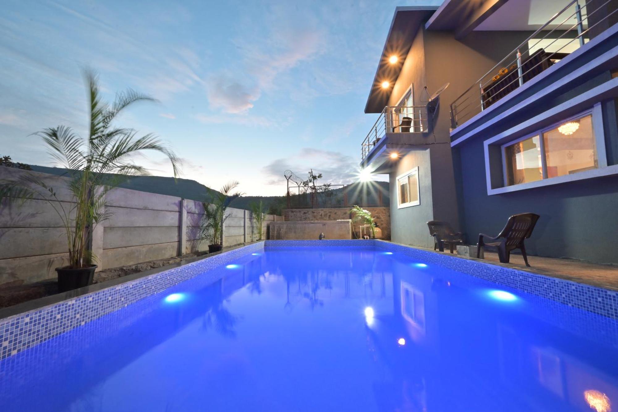 Ll Empyrean Stay Ll Mirage Chalet Ll 4Bhk Ll Ac Ll Largest Pvt Pool Ll 罗纳瓦拉 外观 照片