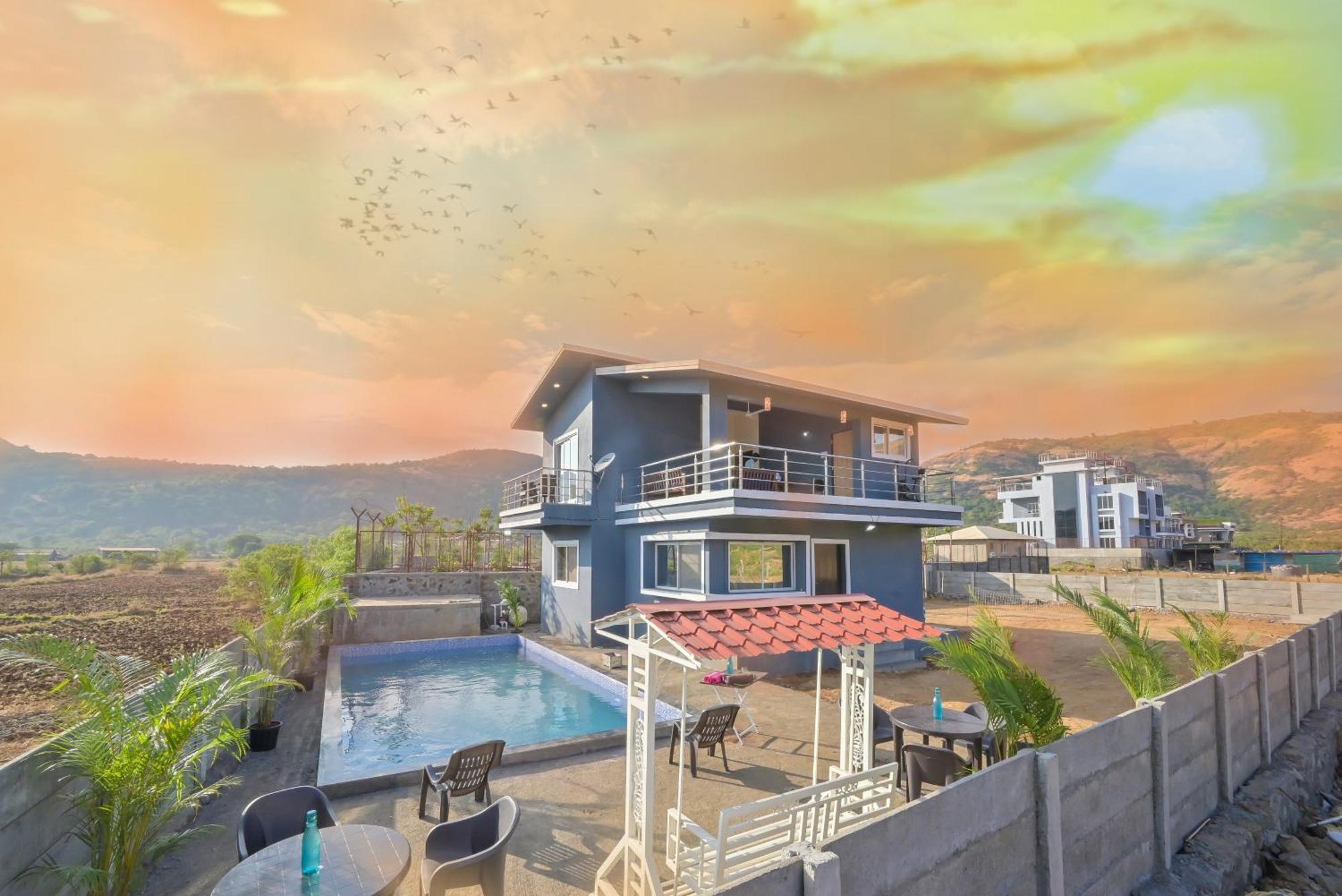 Ll Empyrean Stay Ll Mirage Chalet Ll 4Bhk Ll Ac Ll Largest Pvt Pool Ll 罗纳瓦拉 外观 照片